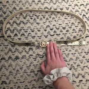 Faux Leather Belt
